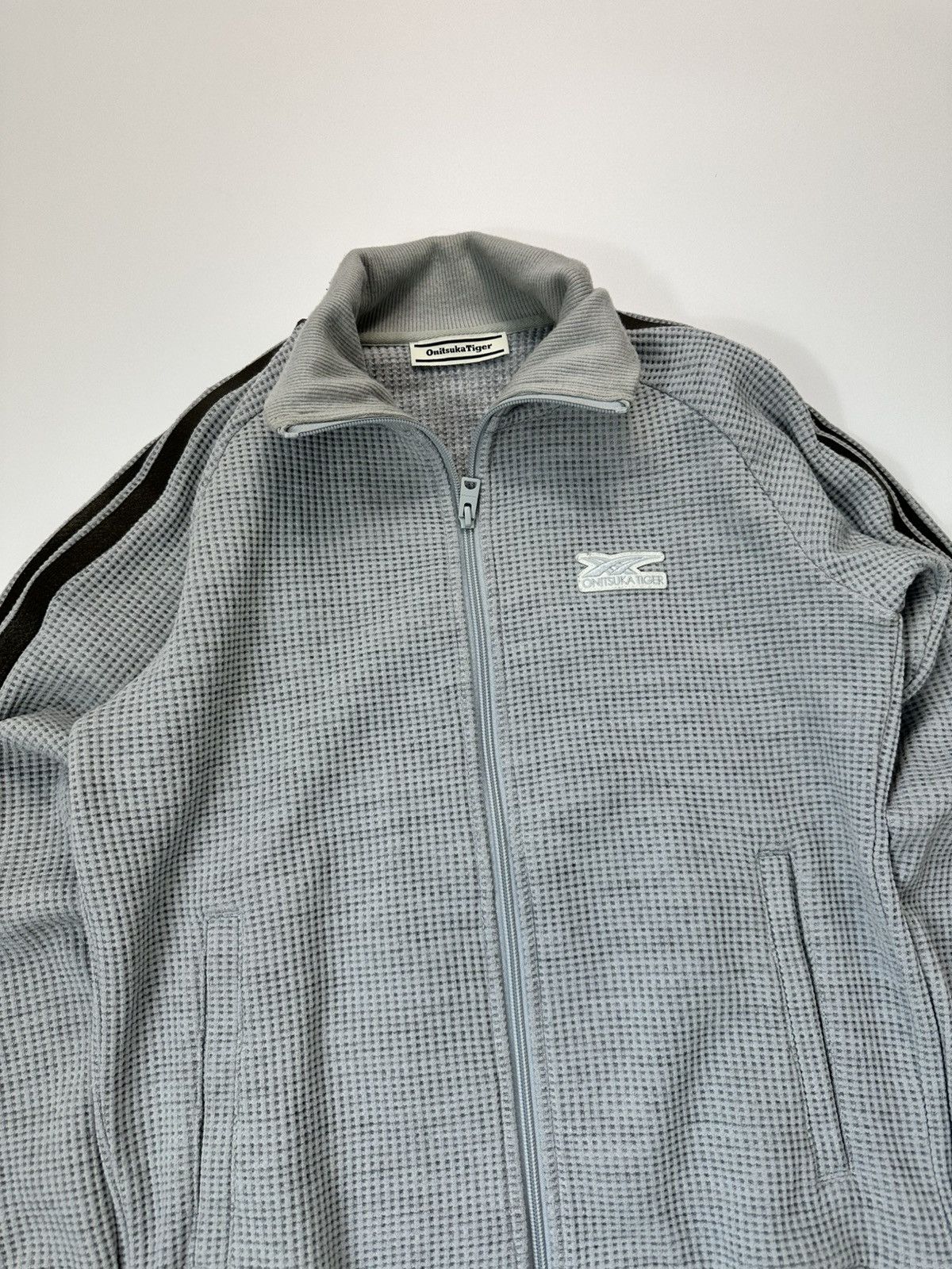 Onitsuka Tiger Onitsuka Tiger Zip Track Jacket Men's Logo Gray Size US S / EU 44-46 / 1 - 6 Thumbnail