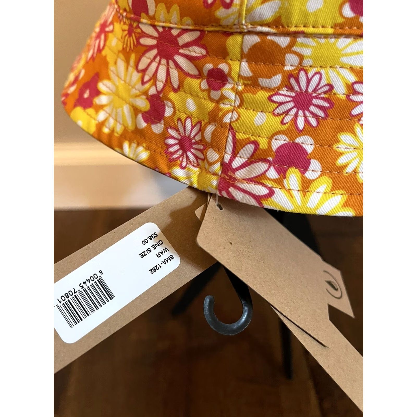 Steve Madden Steve Madden Reversible Multicolor Floral Bucket Hat Women's One Size Size ONE SIZE - 3 Thumbnail