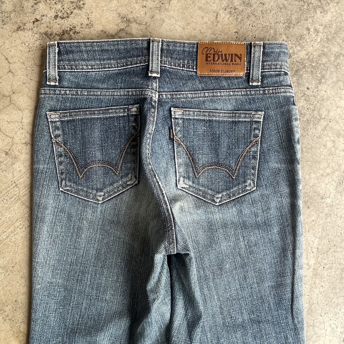 Edwin 🔥🇯🇵Vintage Edwin Stoned Washed Miss Women Slim Fit Jeans Size 28" / US 6 / IT 42 - 5 Thumbnail