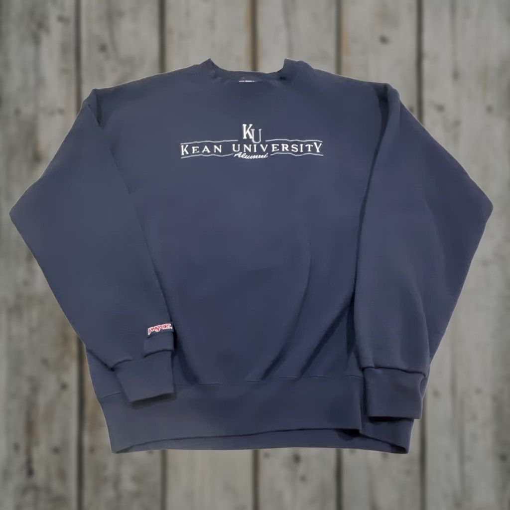 Jansport VINTAGE Jansport Kean University Alumni Sweatshirt Blue Crew Neck Long Sleeve L Embroidered Mens Pullover History & University Theme Size US L / EU 52-54 / 3 - 1 Thumbnail