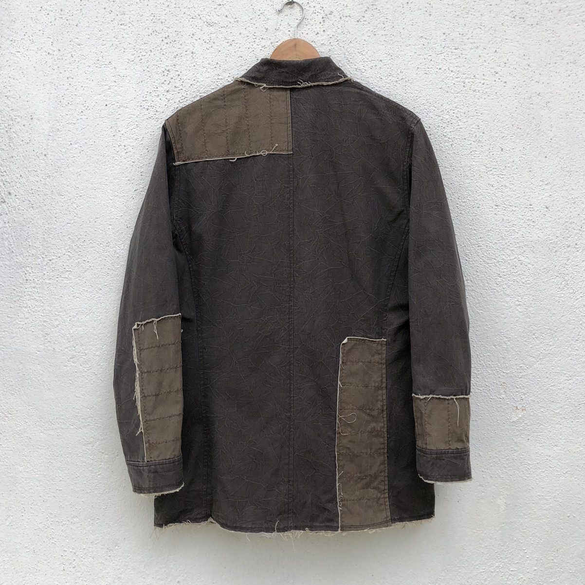 Japanese Brand Vintage Field Town Plus Patchwork Distressed Design Jacket Size US L / EU 52-54 / 3 - 5 Thumbnail