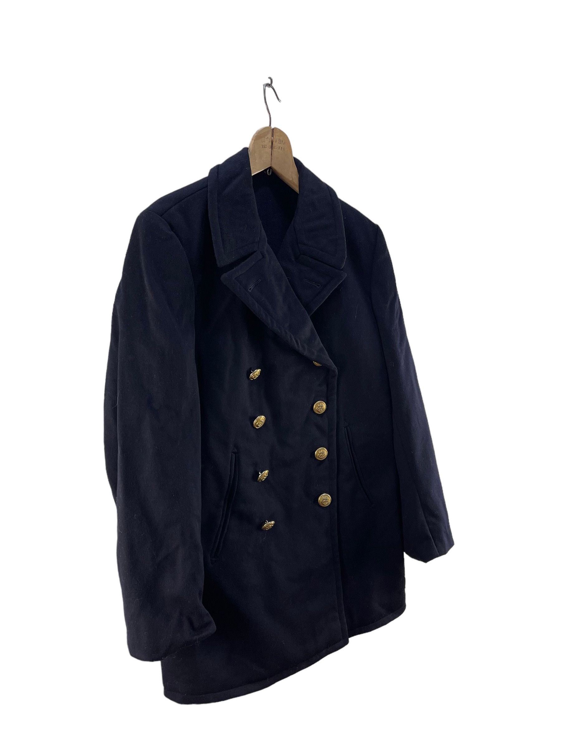 Vintage Vintage Naval Military Coat Jacket Size US S / EU 44-46 / 1 - 5 Thumbnail