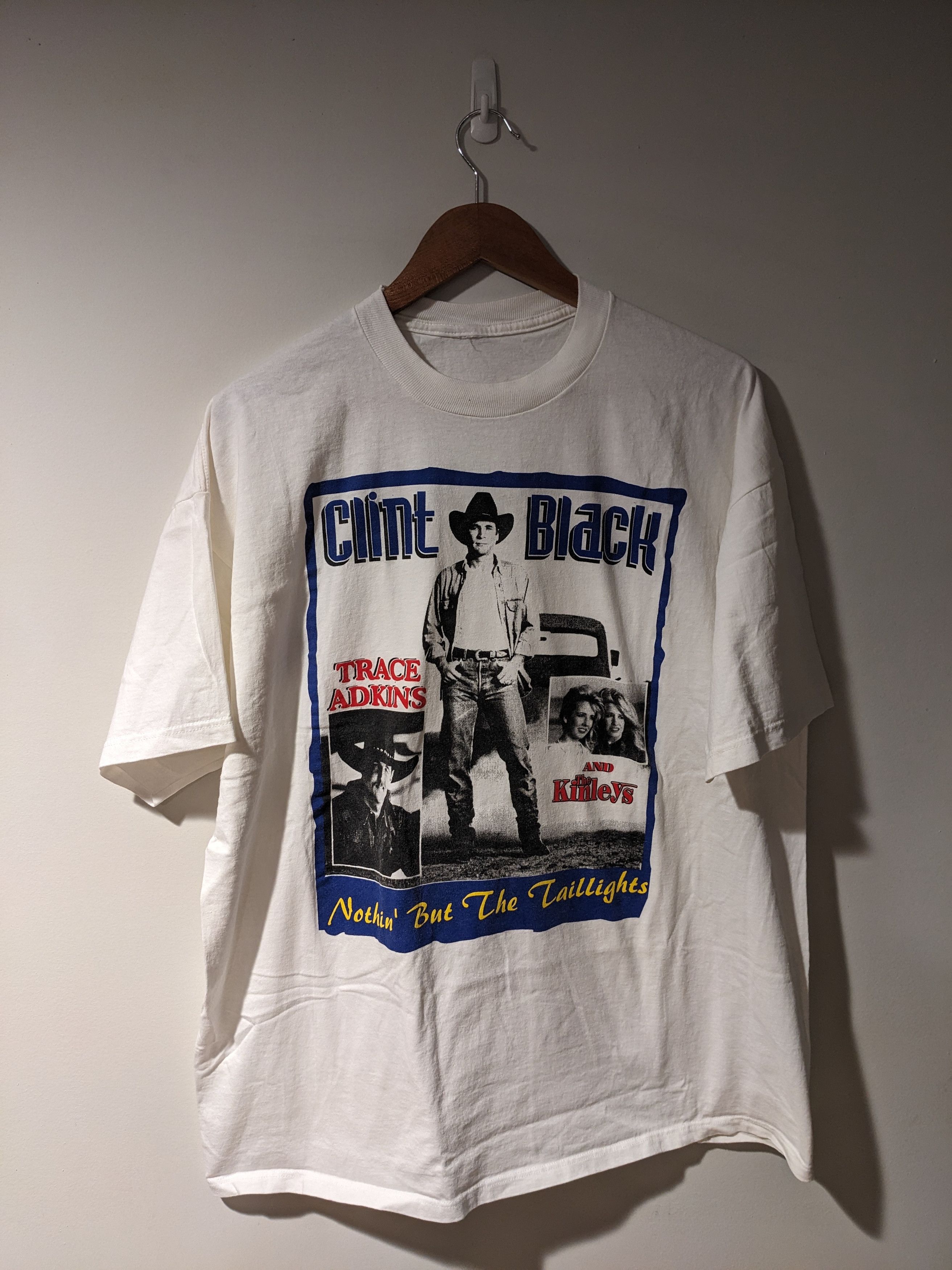 Band Tees × Vintage Vintage 1998 Clint Black Trace Adkins Nothing T-Shirt Size US XL / EU 56 / 4 - 1 Thumbnail