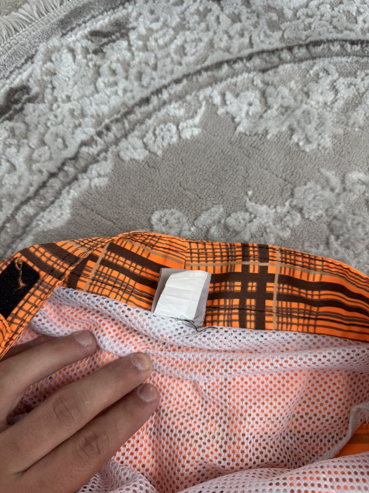 Billabong Billabong Vintage Plaid Board Shorts - Orange/Brown Size US 34 / EU 50 - 6 Thumbnail