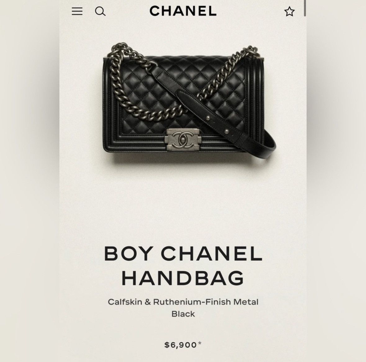 Chanel CHANEL MEDIUM 'LE BOY' Size ONE SIZE - 1 Thumbnail