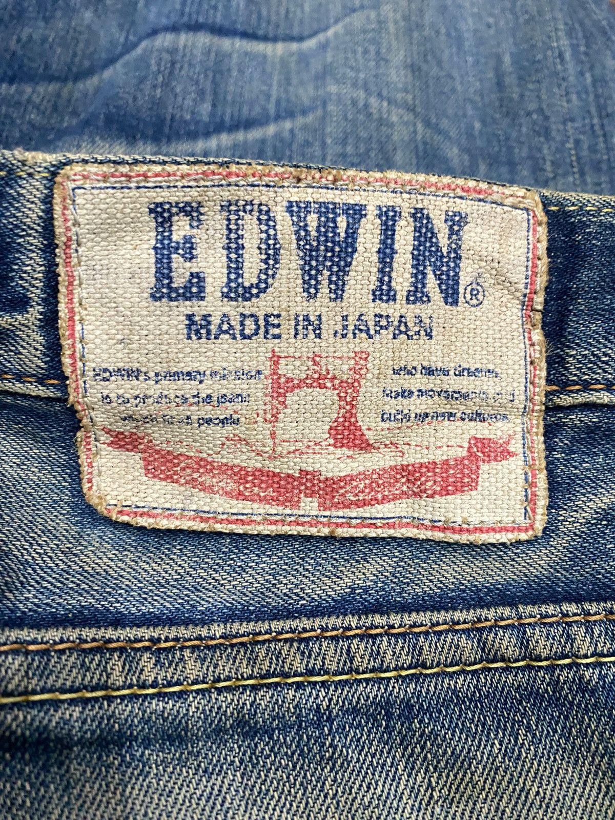 Edwin Vintage EDWIN Distressed Blue Jeans Size US 39 - 14 Thumbnail