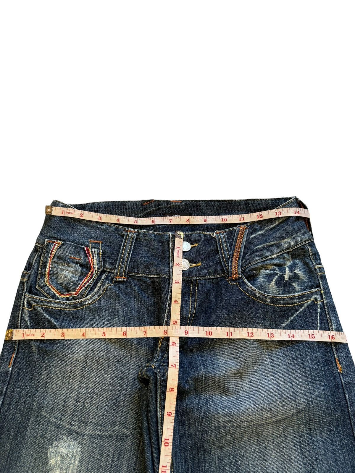 Japanese Brand Vintage Japanese Brand Blue Wash Bootcut Flare Jeans Size US 29 - 13 Thumbnail