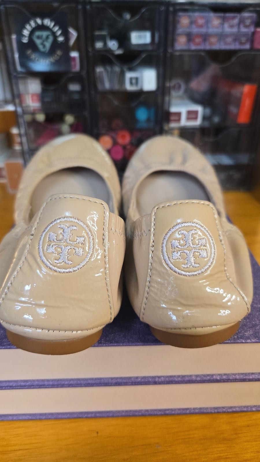 Other Tory Burch Patent Leather Ballet Flats – Beige (Size 6.5) Size US 6.5 / IT 36.5 - 3 Thumbnail