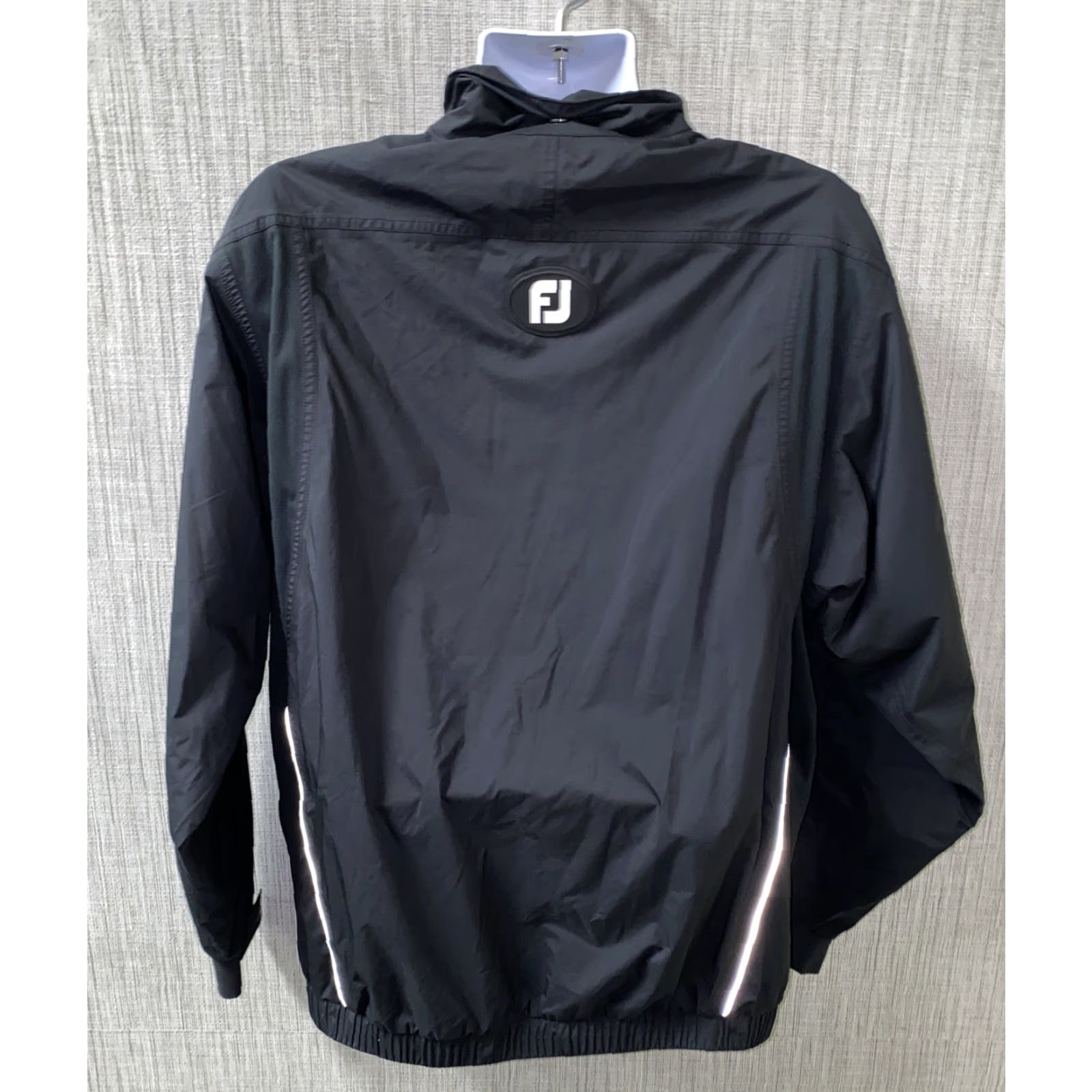 Footjoy FootJoy Jacket Golf Mens Black Polyester 1/2 Zip Pullover Size L Size US L / EU 52-54 / 3 - 4 Thumbnail