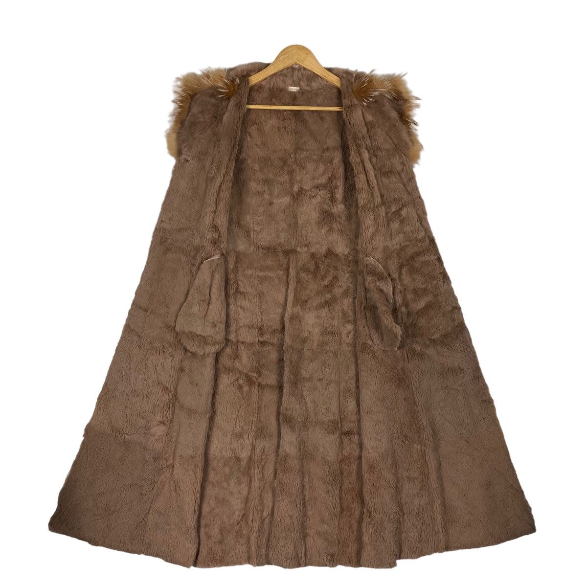 Japanese Brand FUR COLLAR PACHTWORK LONG COAT LEATHER JACKET Size M / US 6-8 / IT 42-44 - 8 Thumbnail