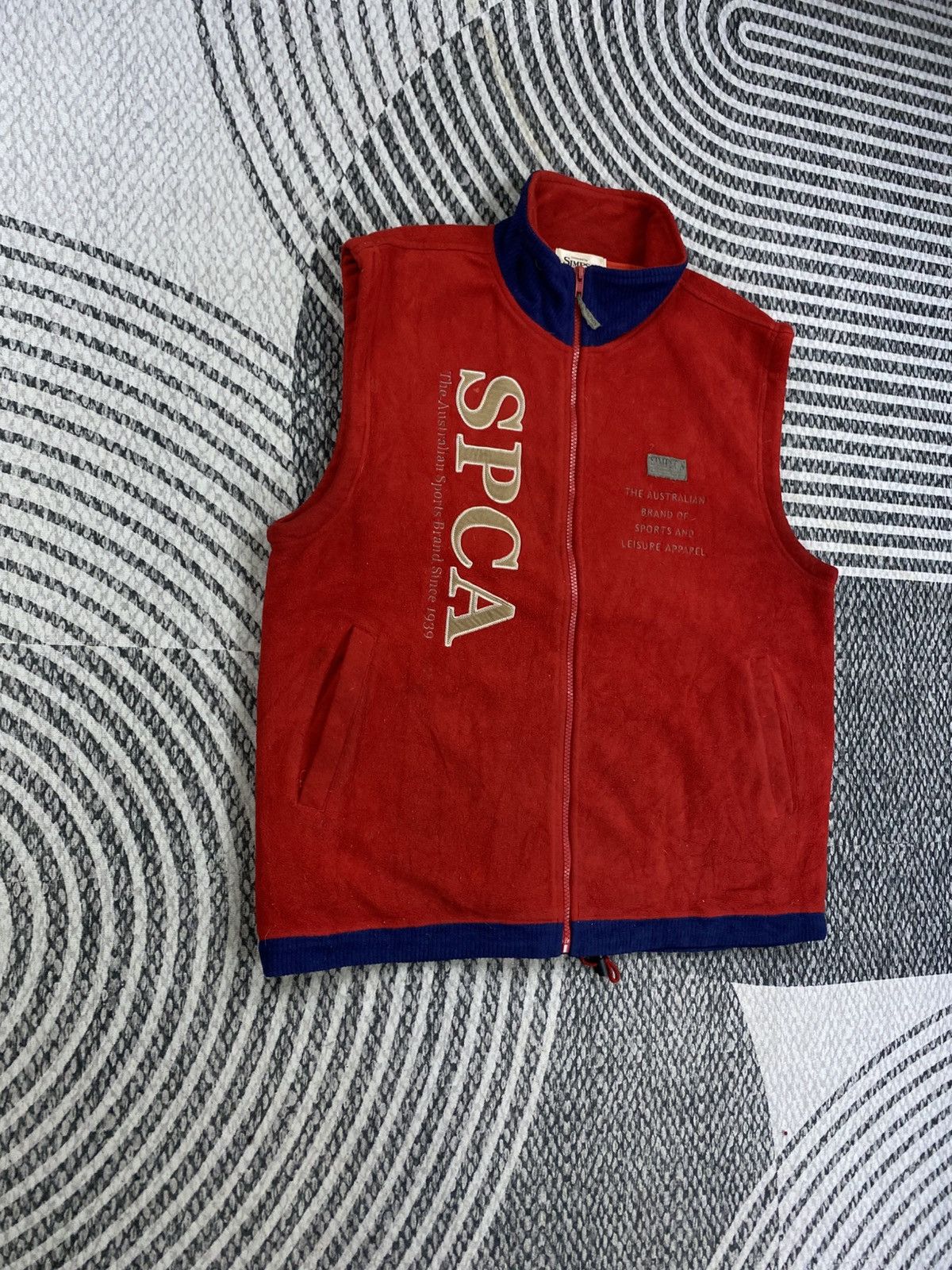 The Simpsons Vintage Simpson Sport Casual Big Logo Vest Zipper Size US M / EU 48-50 / 2 - 3 Thumbnail