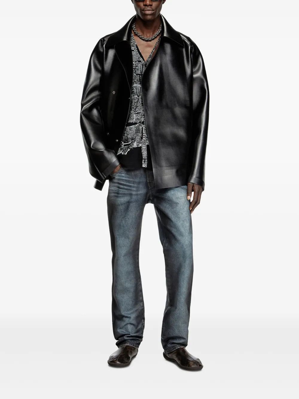 Diesel o1mle0426 J-Markus Jacket in Black Size US L / EU 52-54 / 3 - 2 Thumbnail