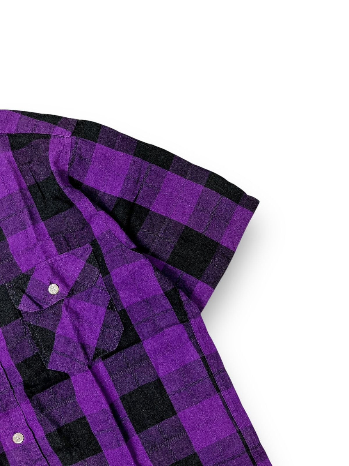 Japanese Brand Anti-Label Double Pocket Plaid Shirt Size US L / EU 52-54 / 3 - 3 Thumbnail