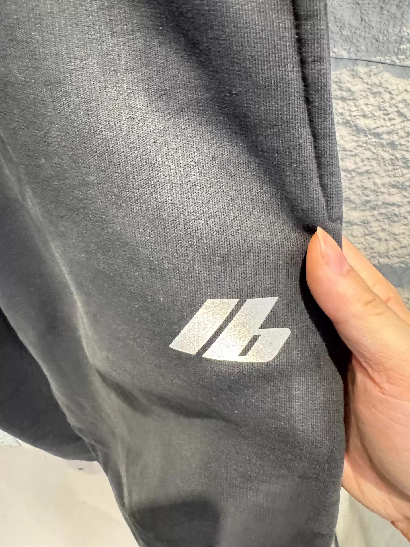 Balenciaga Balenciaga 24FW Refl Logo Straight Leg Sweatpants Black XXS Size US 26 / EU 42 - 3 Thumbnail