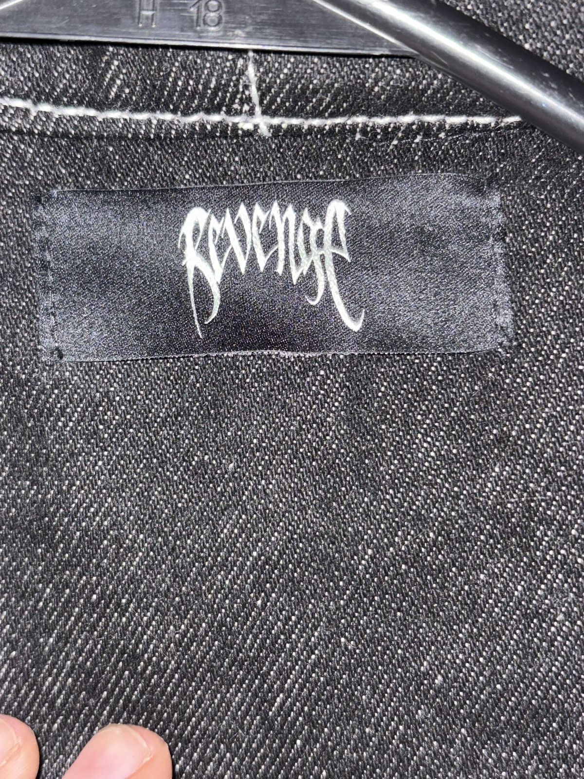Revenge Revenge spider web denim jacket Size US S / EU 44-46 / 1 - 4 Thumbnail