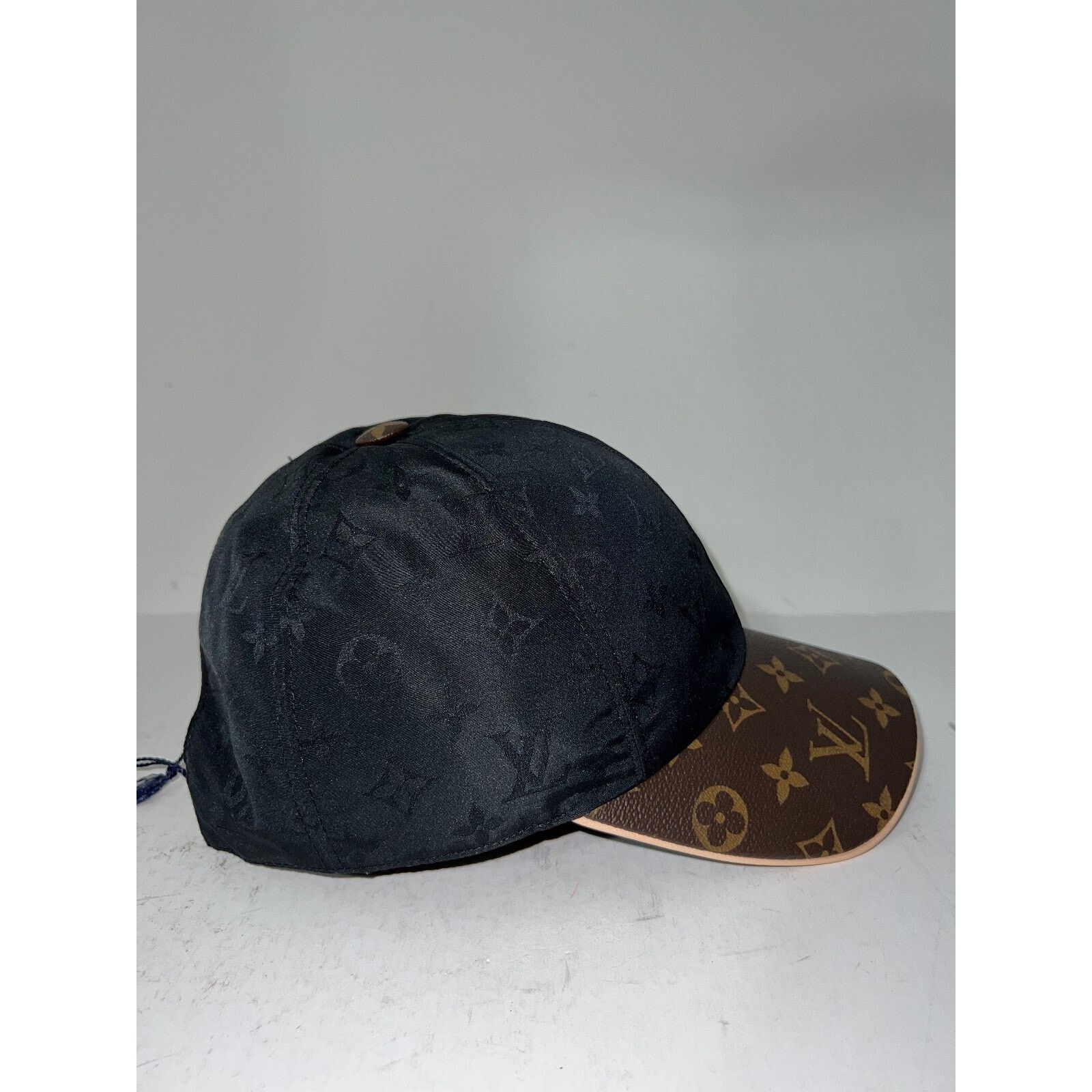 Louis Vuitton Louis Vuitton Black Brown Monogram Logo Sun Baseball Hat M Size ONE SIZE - 5 Thumbnail