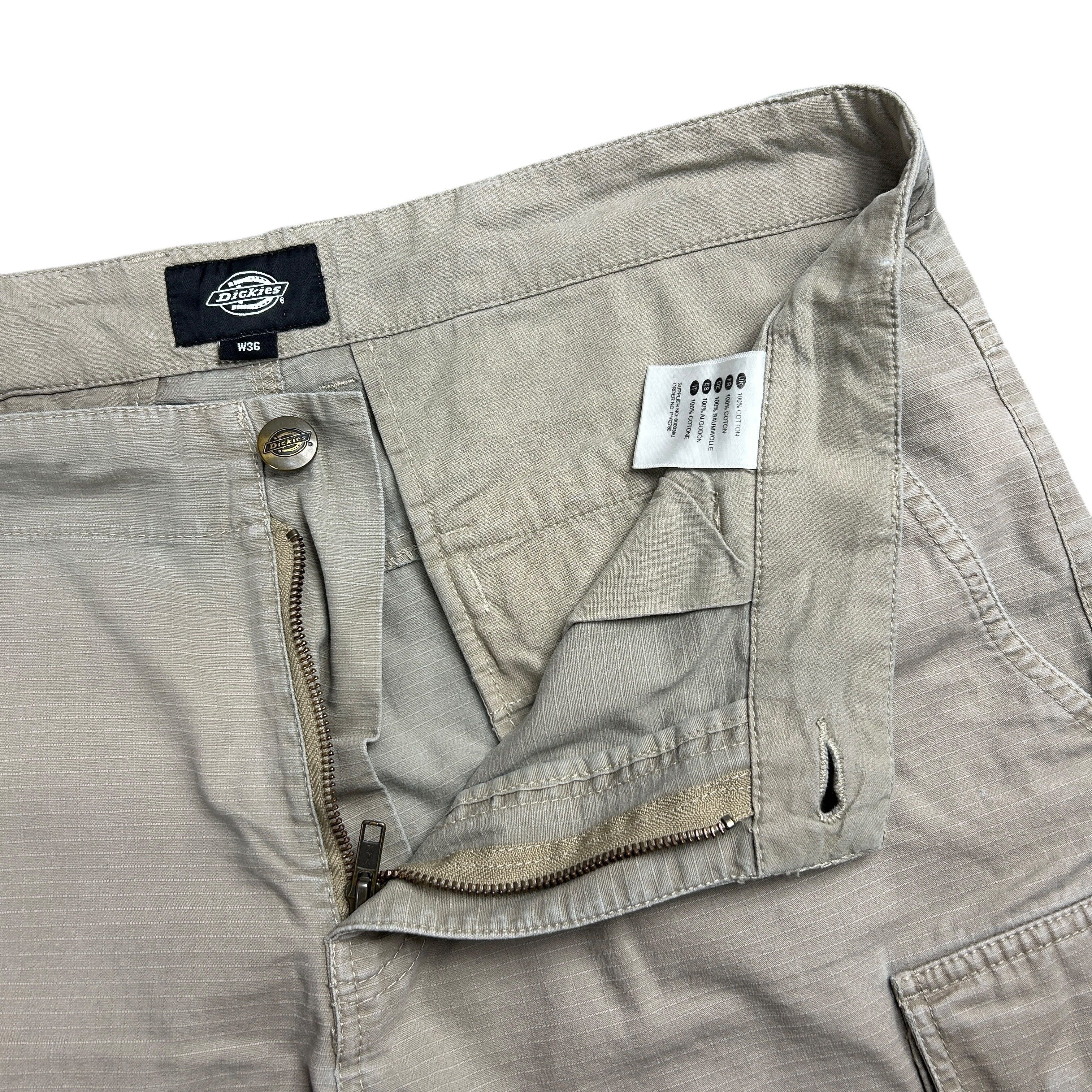 Dickies Dickies Cotton Ripstop Beige Enforced Workwear Shorts 36 Size US 36 / EU 52 - 3 Thumbnail