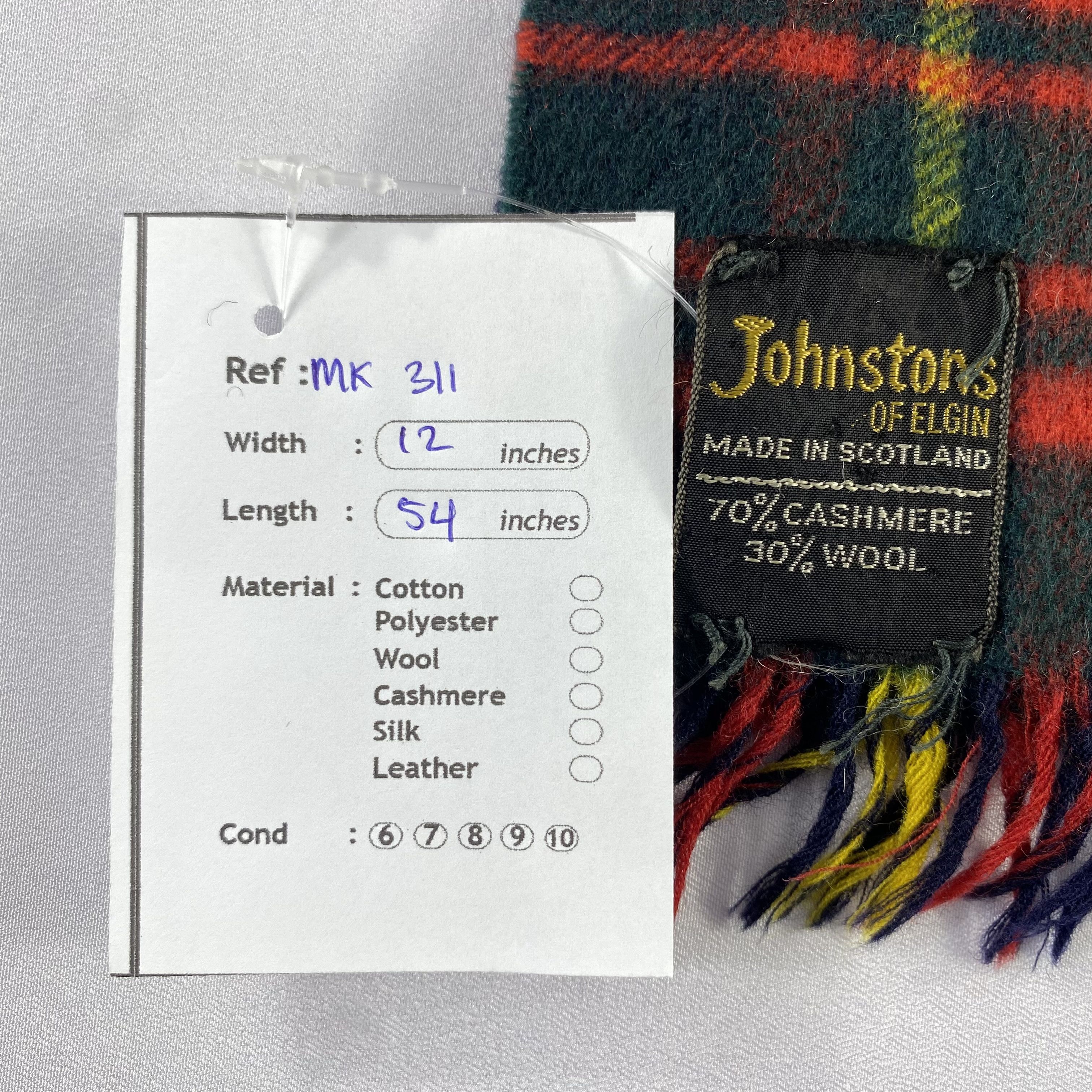 Johnstons Of Elgin Johnstons Of Elgin Scarf Neck Wrap Wool Muffler Size ONE SIZE - 5 Thumbnail