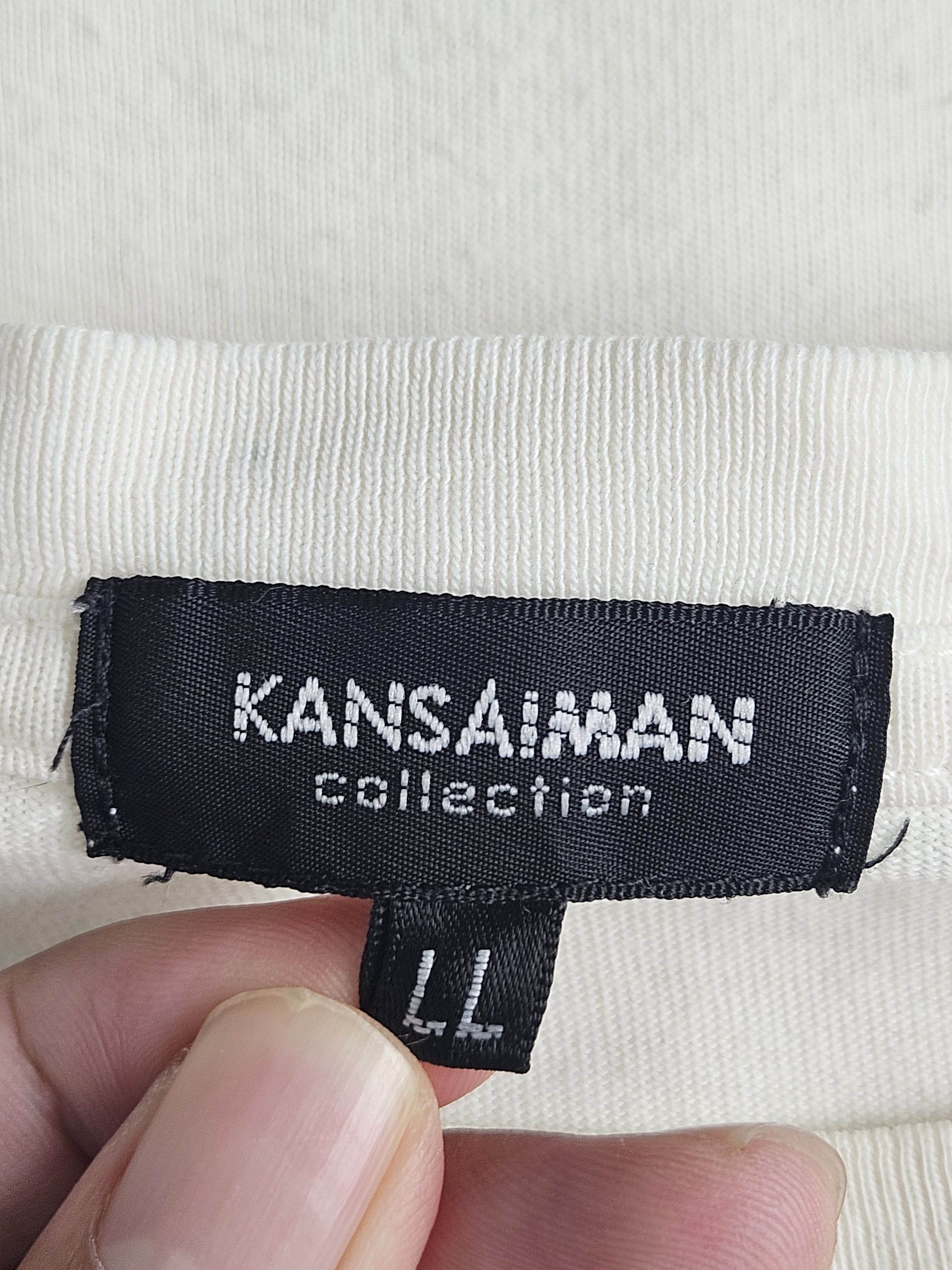 Japanese Brand × Kansai Yamamoto Japanese Designer Kansai Man By Kansai Yamamoto tee Size US XL / EU 56 / 4 - 4 Thumbnail