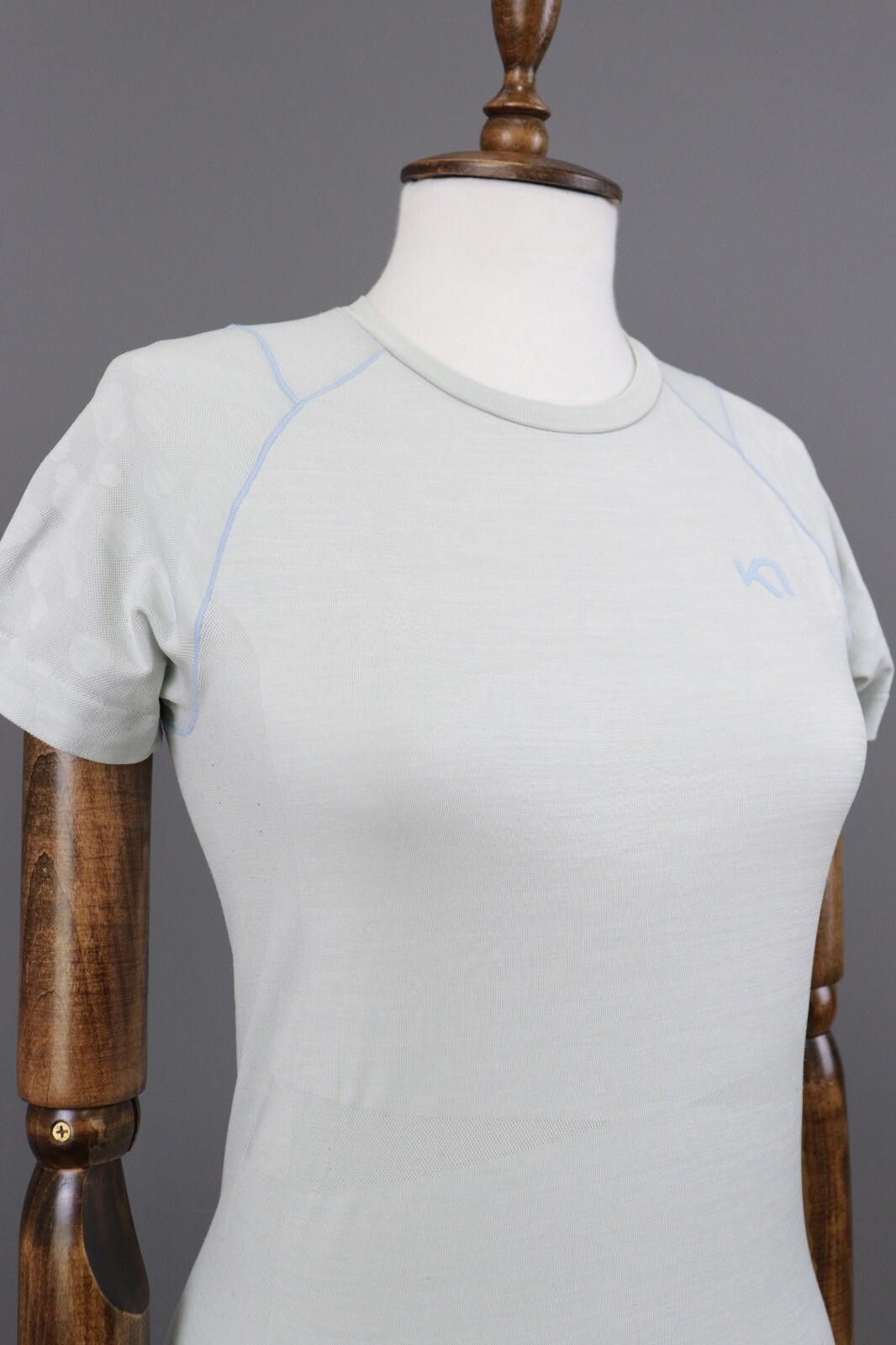 Designer Kari Traa Gray Short Sleeve Top Shirt Base Layer Size XS / S Size S / US 4 / IT 40 - 6 Thumbnail
