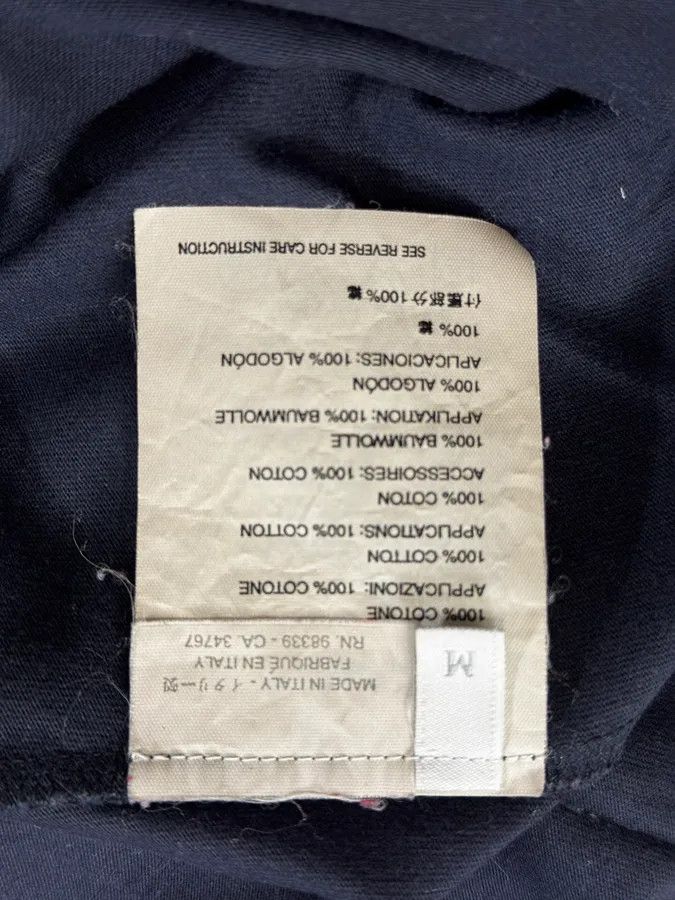 Prada AW2004 Prada Linea Rossa Navy Human Longsleeves Size S / US 4 / IT 40 - 10 Thumbnail
