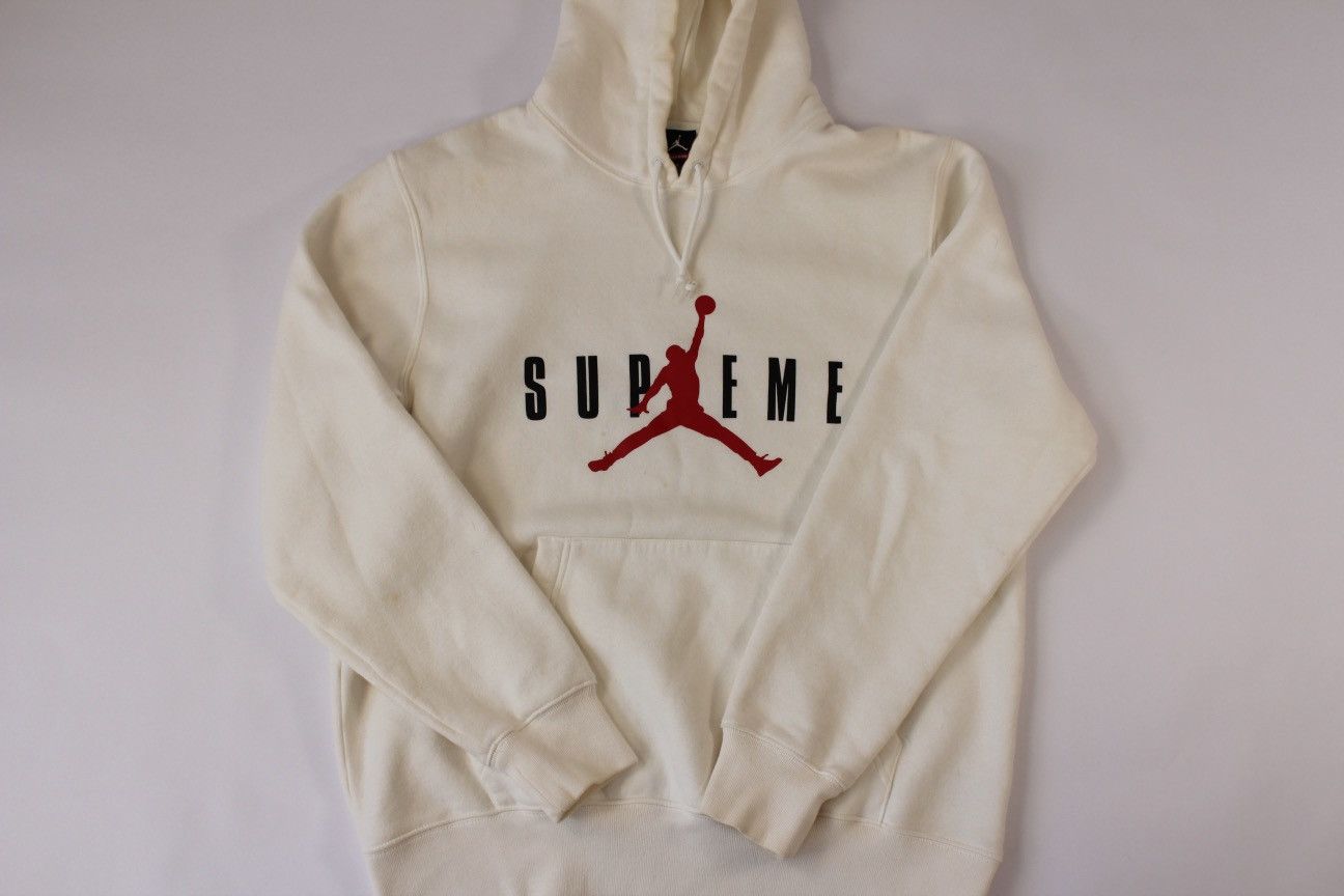 Jordan Brand × Supreme Supreme Jordan Hooded Pullover Size US L / EU 52-54 / 3 - 1 Thumbnail