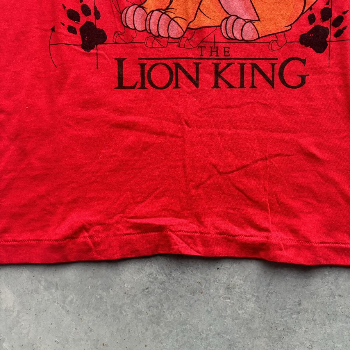 Disney × Vintage Vintage 90s The Lion King Simba Tshirt Size US XL / EU 56 / 4 - 4 Thumbnail