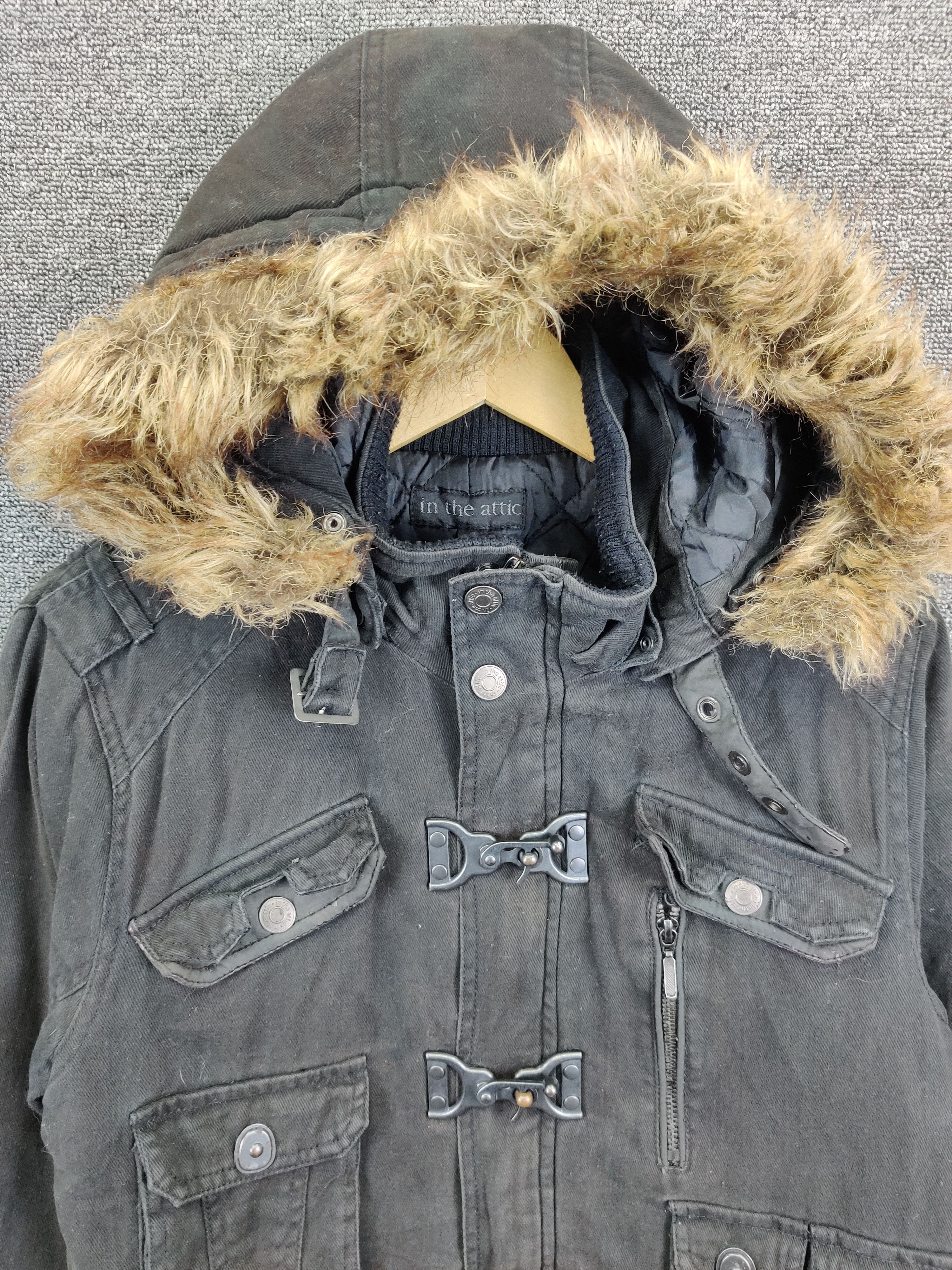 In The Attic Vintage In The Attic Fur Hooded Jacket Like GOA LGB Size US M / EU 48-50 / 2 - 8 Thumbnail