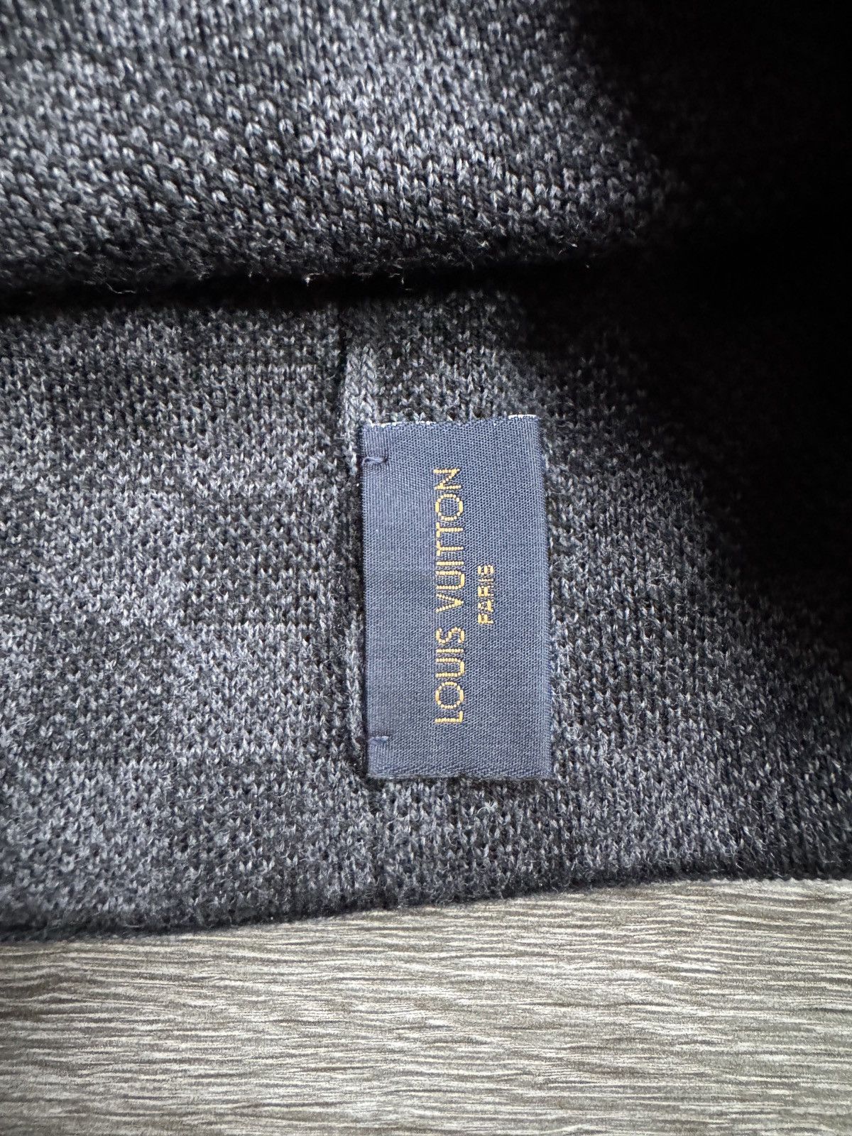 Louis Vuitton Authentic Louis Vuitton Beanie Hat Cap Damier Petite Black Size ONE SIZE - 5 Thumbnail