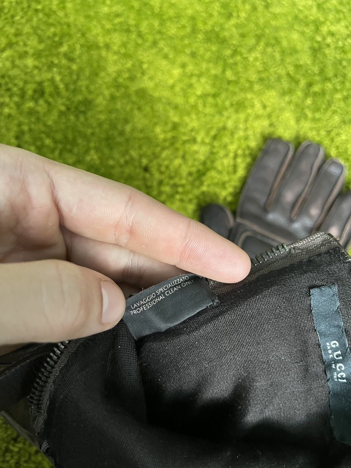 Gucci × Tom Ford Gucci archive real leather gloves Size 32 - 14 Thumbnail