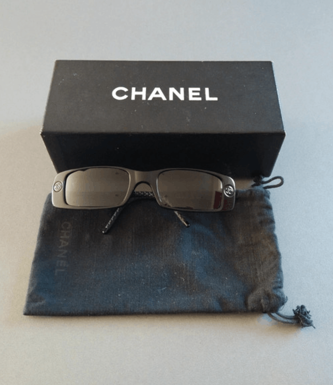 CHANEL SUNGLASSES 5036 LOGO CC Wrap Metal Vintage Iconic