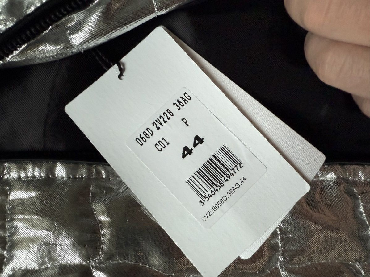 Celine × Hedi Slimane S/S19 Runway Python Skin Trimmed Silver Teddy Bomber Jacket Size US S / EU 44-46 / 1 - 7 Thumbnail