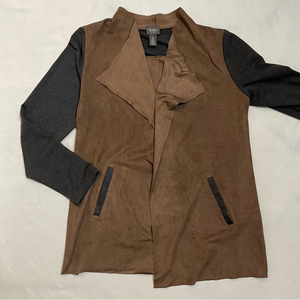 Chicos Chico's TRAVELERS COLLECTION Faux Suede Jacket Size 0 US S Size S / US 4 / IT 40 - 5 Thumbnail