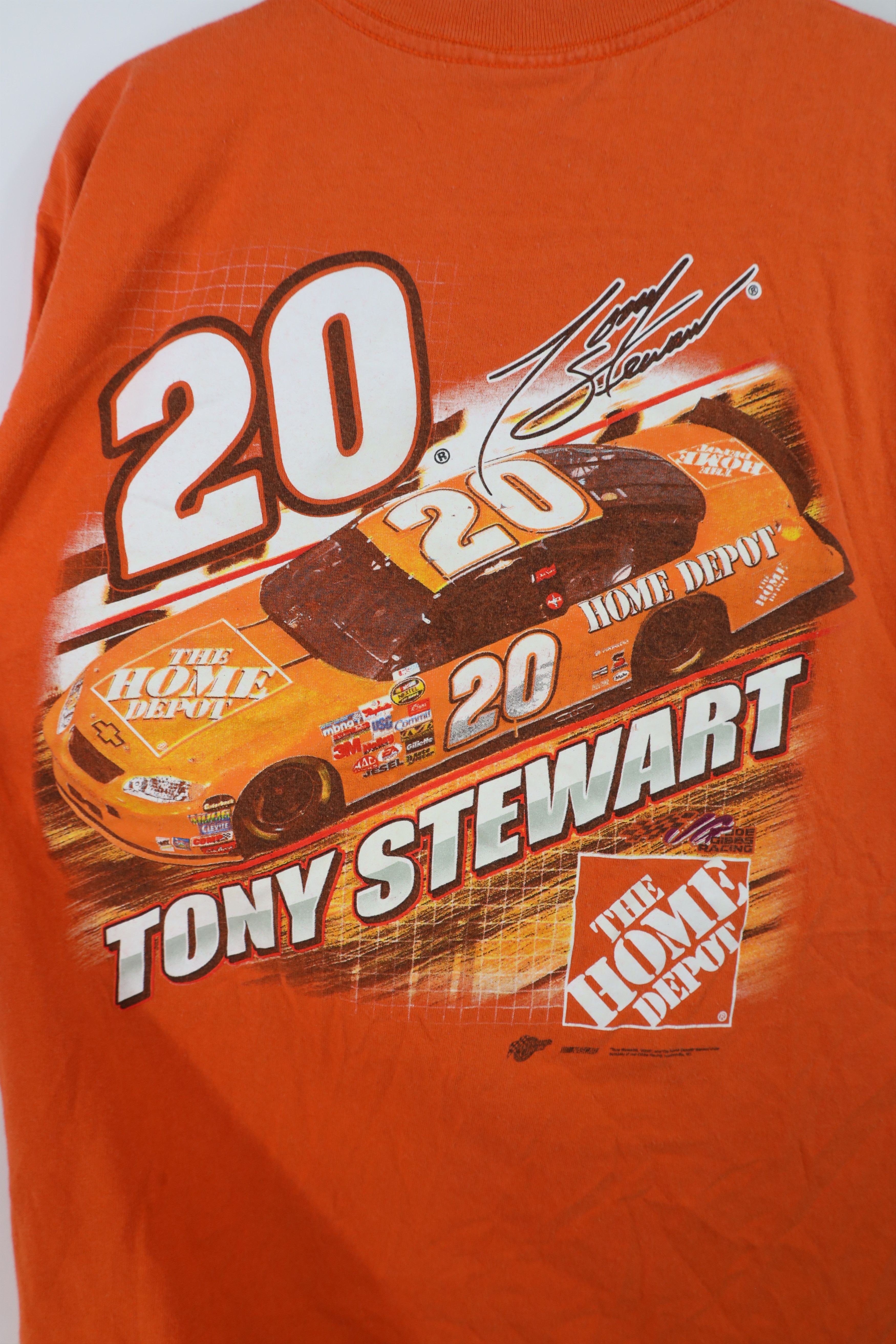 Vintage Vintage Y2K NASCAR Home Depot Tony Stewart Racing T-Shirt Size US M / EU 48-50 / 2 - 8 Thumbnail