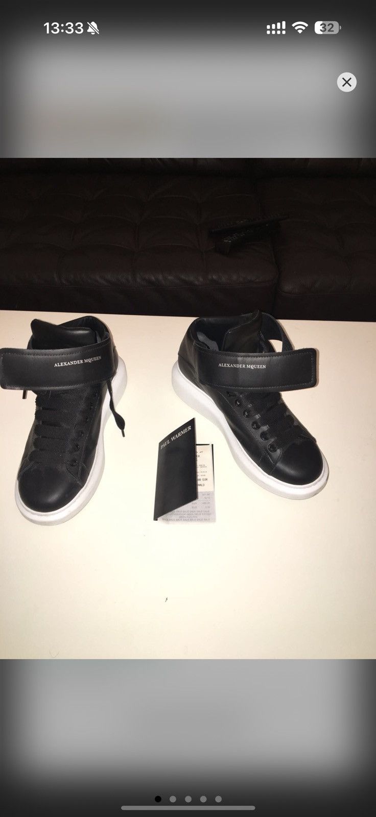 Alexander McQueen Hi top sneakers Size US 8 / EU 41 - 9 Thumbnail