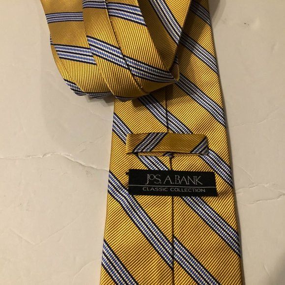 Jos. A. Bank JOS.A.BANK MEN'S NEW 100%SILK NECK TIE 3 1/2" X 58 1/2" Size ONE SIZE - 8 Thumbnail