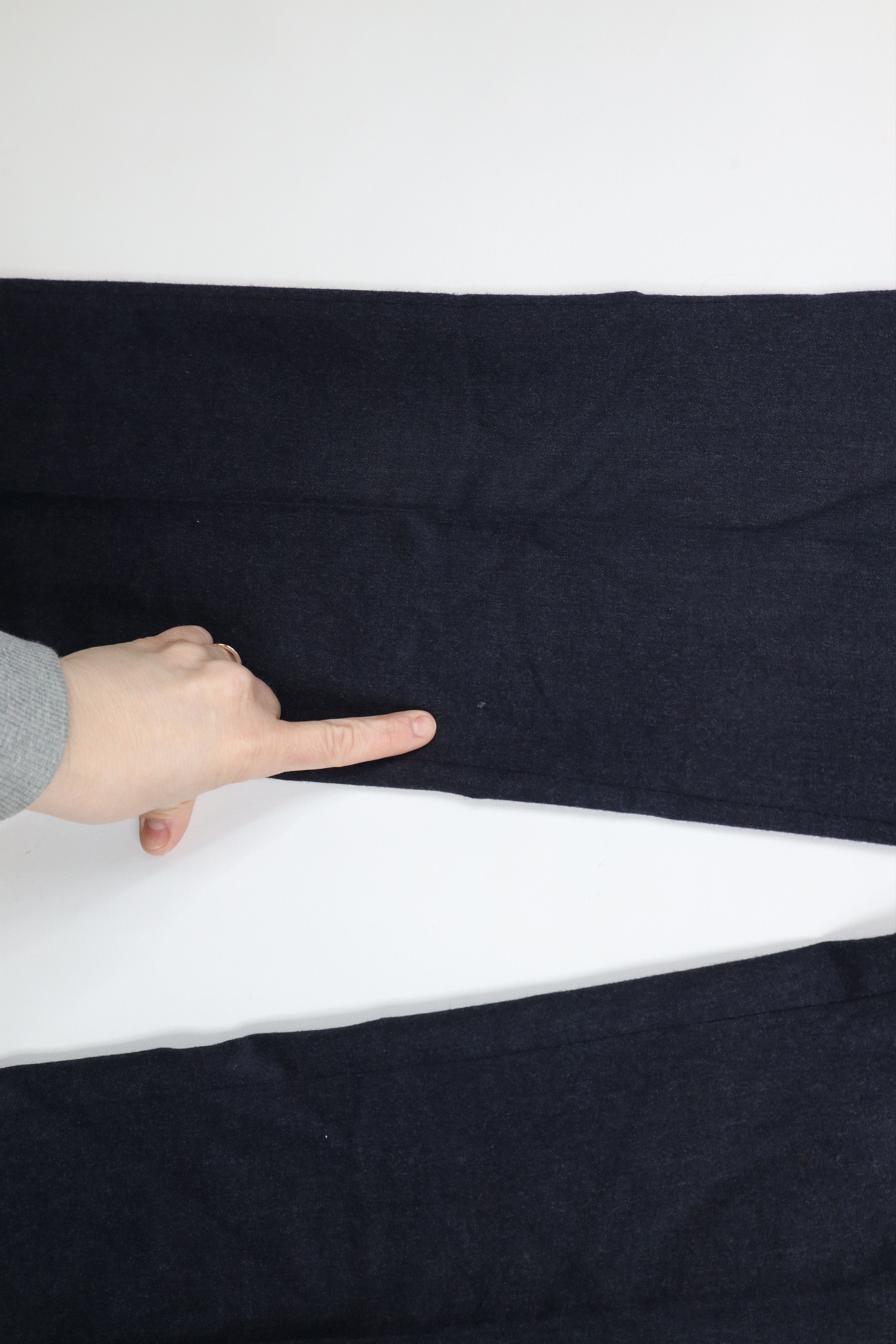 Vintage Vintage 90s Streetwear Wool Wide Leg Chino Pants Blue USA Size US 32 / EU 48 - 5 Thumbnail