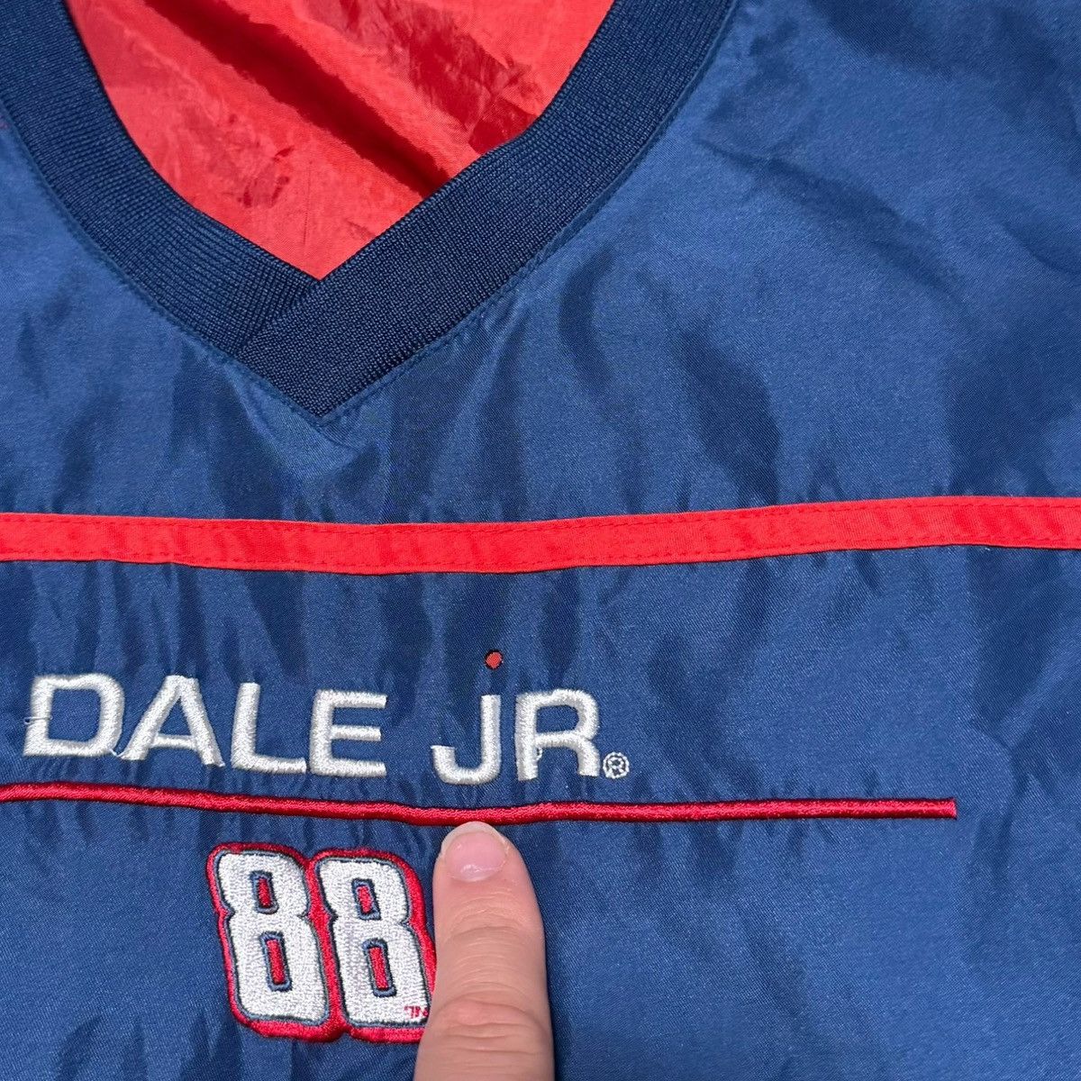 NASCAR × Winners Circle Dale Earnhardt Jr. #88 Windbreaker Jacket Women’s 2X Size XXL / US 16-18 / IT 52-54 - 3 Thumbnail