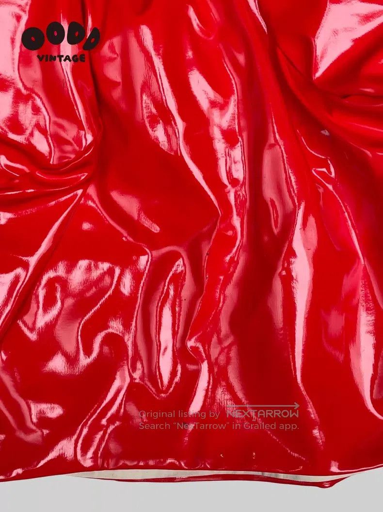 Comme des Garcons Comme des Garcons size XS Glossy patent leather asymmetric Size 23" - 7 Thumbnail