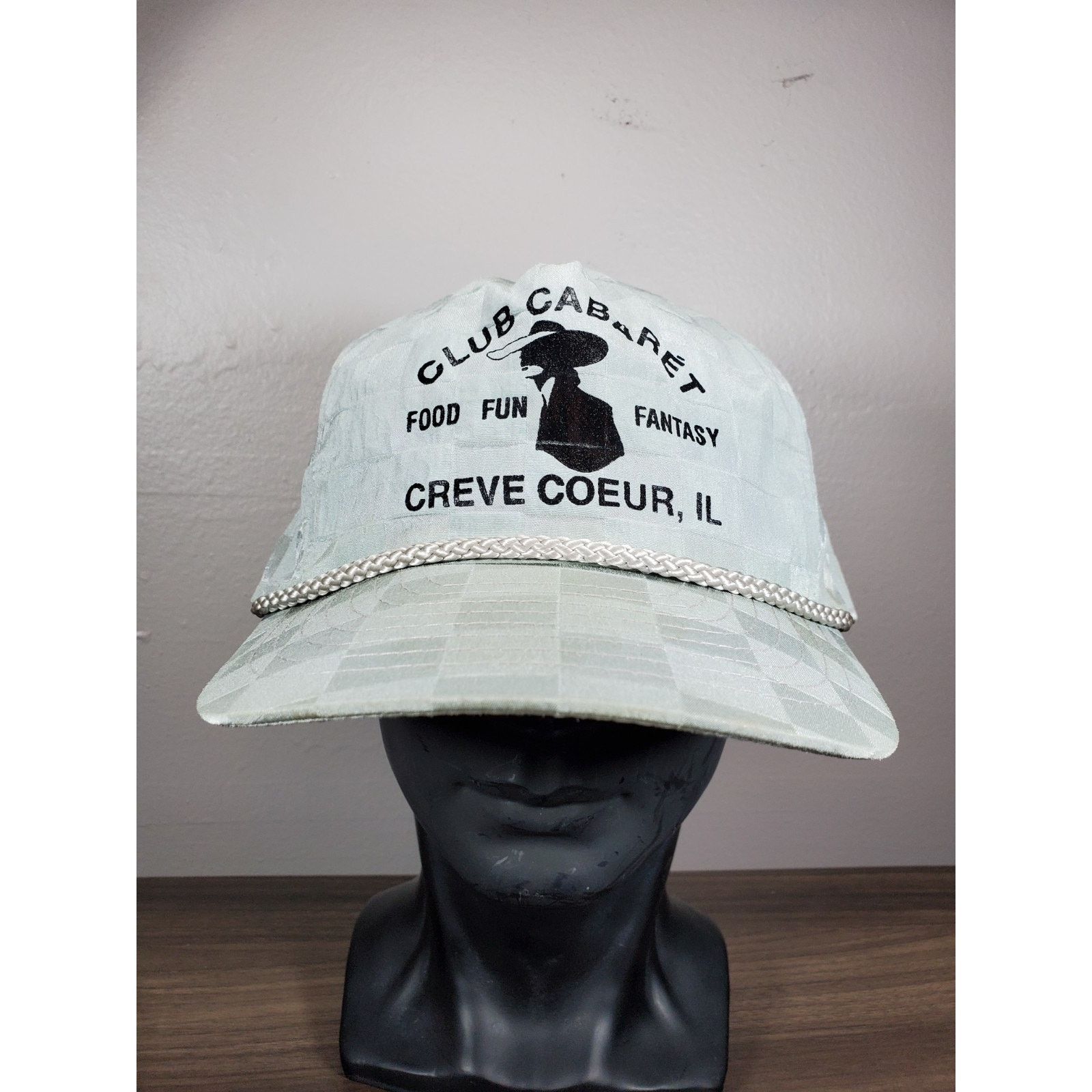 Nissan × Vintage CLUB CABARET Hat Cap Strip Club Creve Coeur Illinois Trucker Size ONE SIZE - 2 Thumbnail