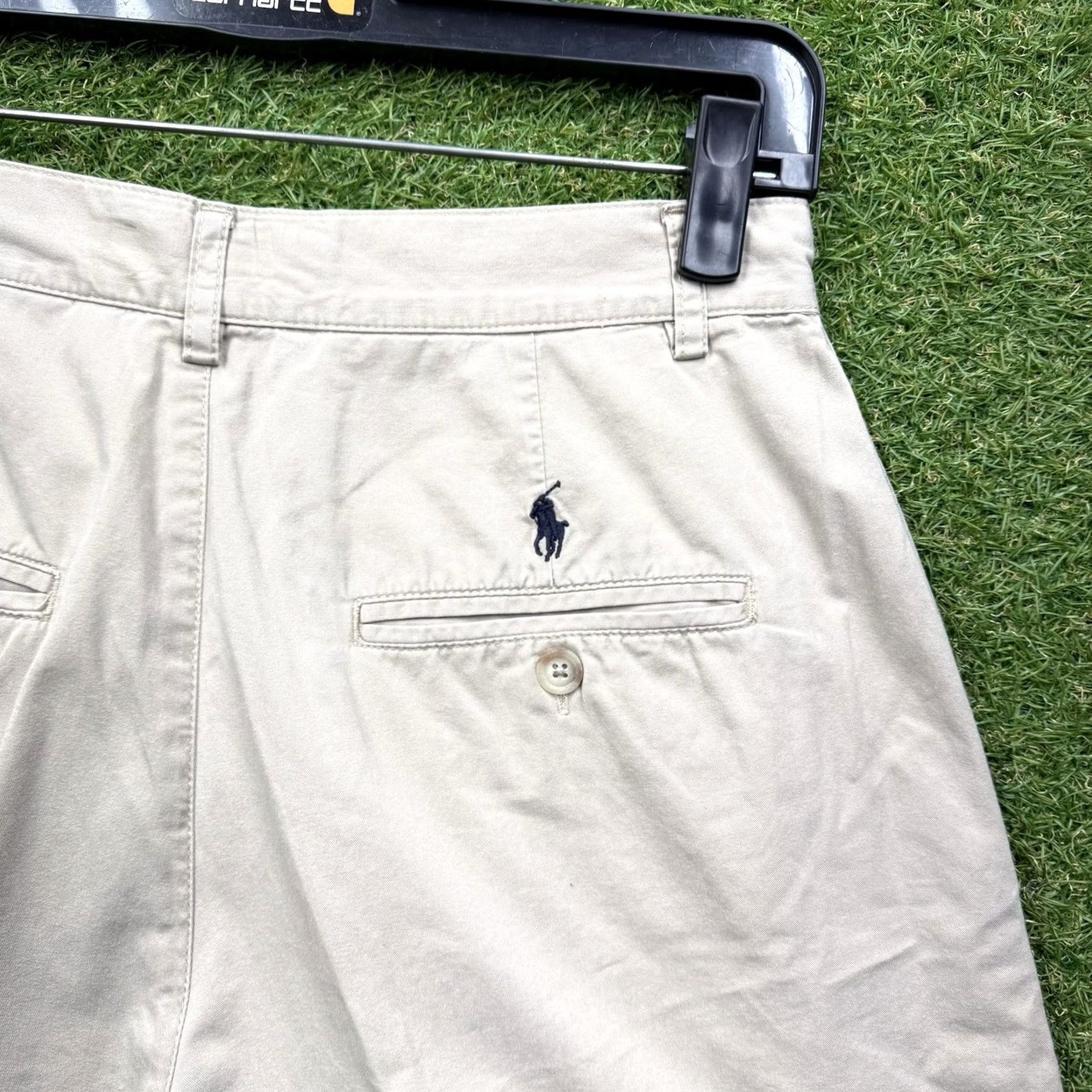 Polo Ralph Lauren Polo Ralph Lauren Shorts Womens 10 Khaki Twill Pleated High Rise Preppy Sport Size 32" / US 10 / IT 46 - 4 Thumbnail