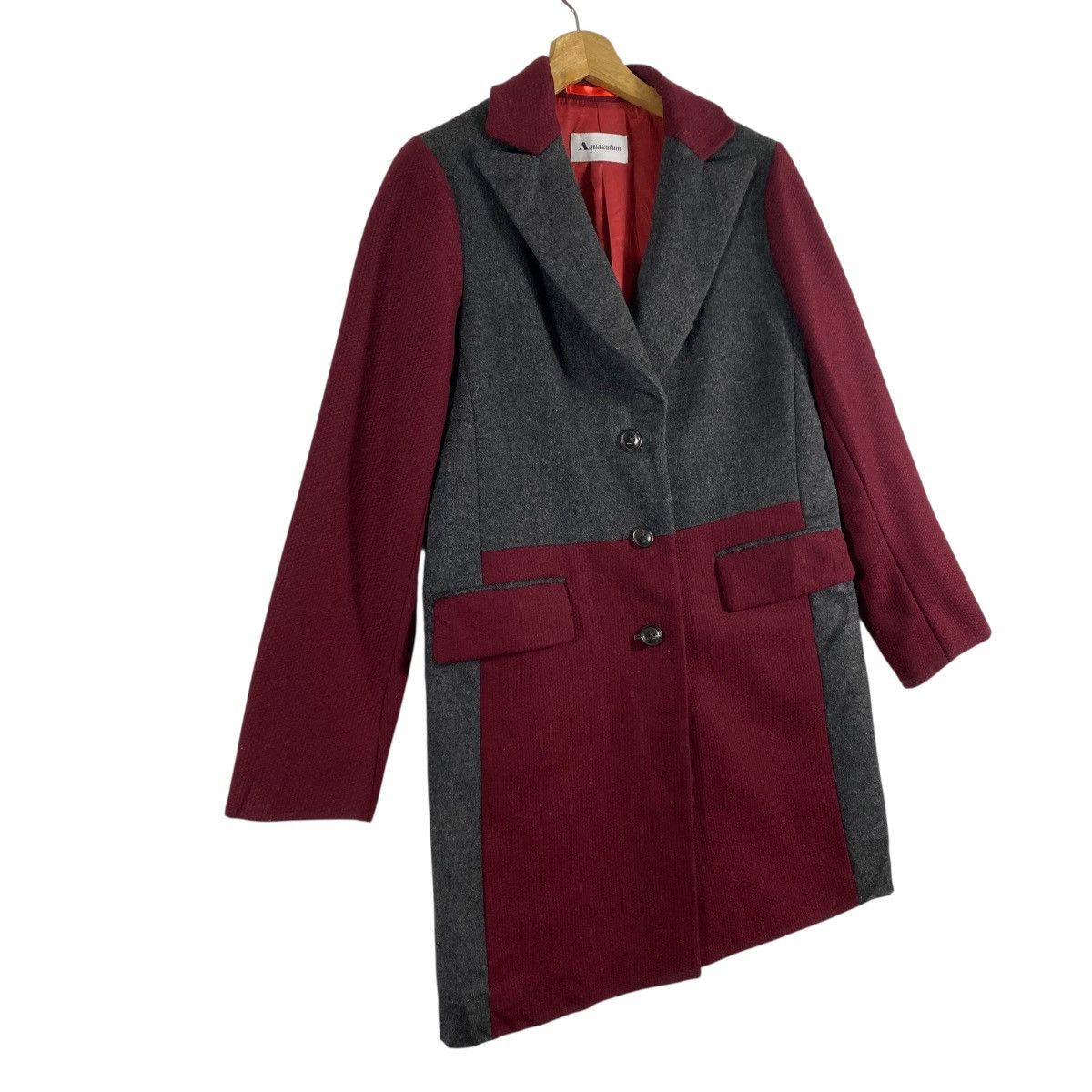 Aquascutum Vintage Aquascutum Wool Long Button Jacket S Size Grey Size US S / EU 44-46 / 1 - 3 Thumbnail