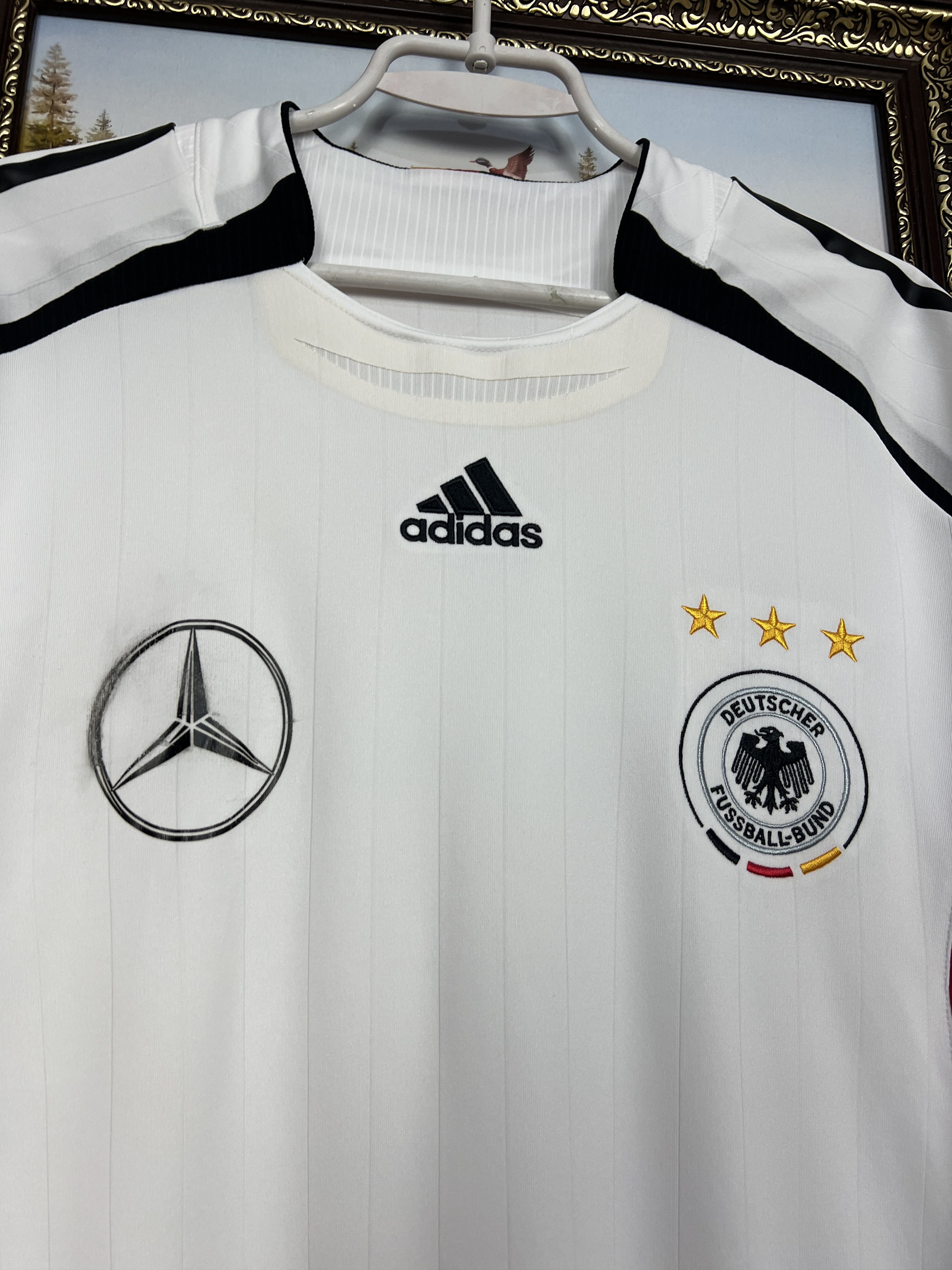 Adidas Germany football shirt Player Long Sleeve Jersey Trikot Size US XL / EU 56 / 4 - 3 Thumbnail