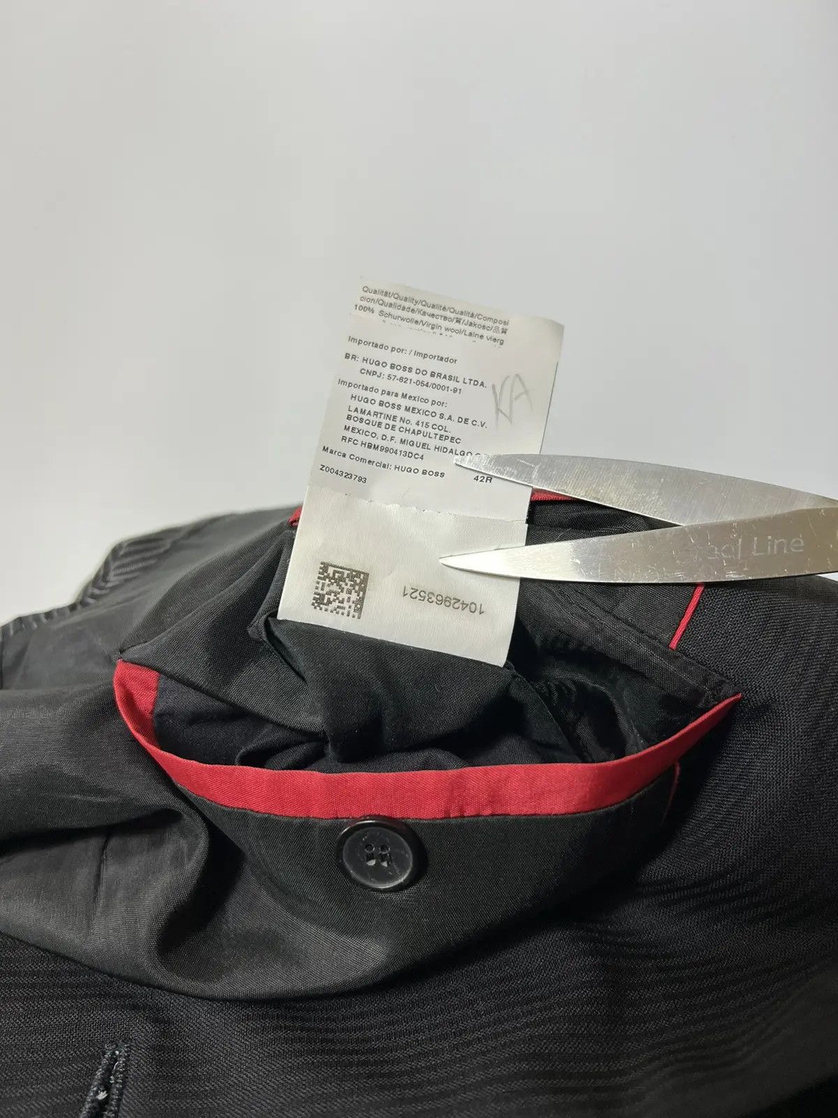 Designer × Hugo Boss Hugo Boss blazer jacket Size 42R - 5 Thumbnail
