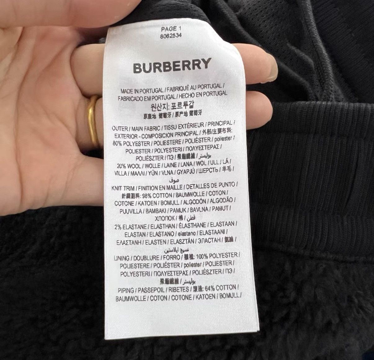 Burberry Burberry Black Fleece Sweatpants J41 Size US 36 / EU 52 - 4 Thumbnail