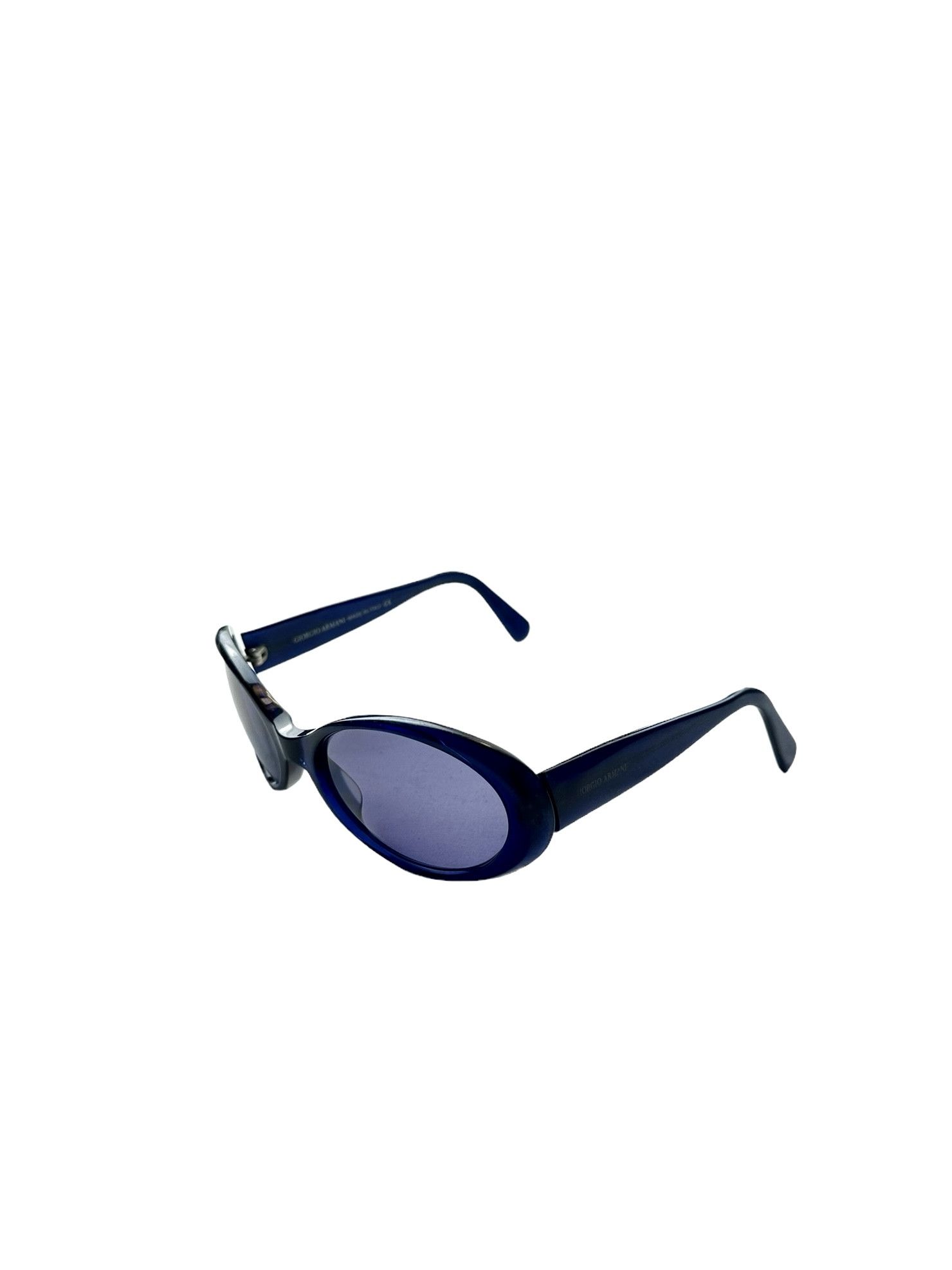 Giorgio Armani Armani Oval Goth Vintage Sunglasses Size ONE SIZE - 1 Thumbnail