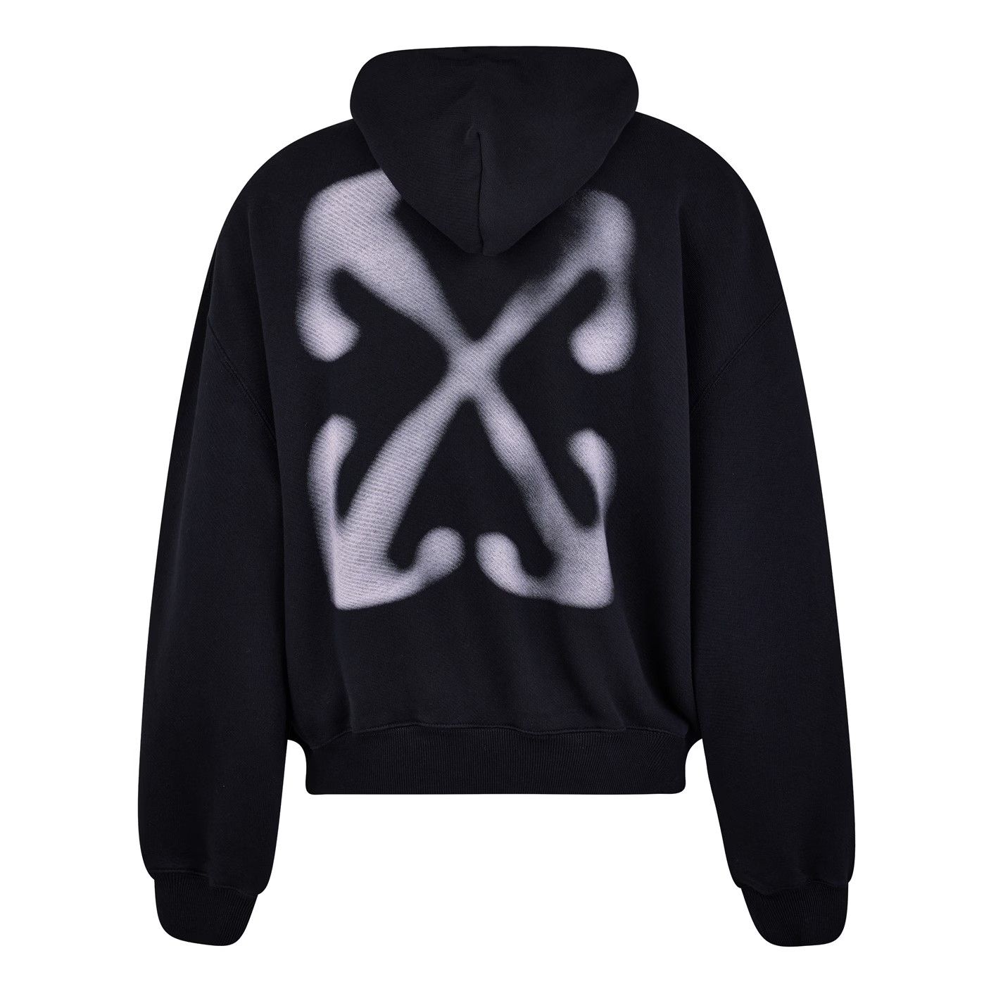 Off-White o1g2r1mq0226 Vanish Gradient Pull Over Hoodie In Black Size US L / EU 52-54 / 3 - 2 Thumbnail