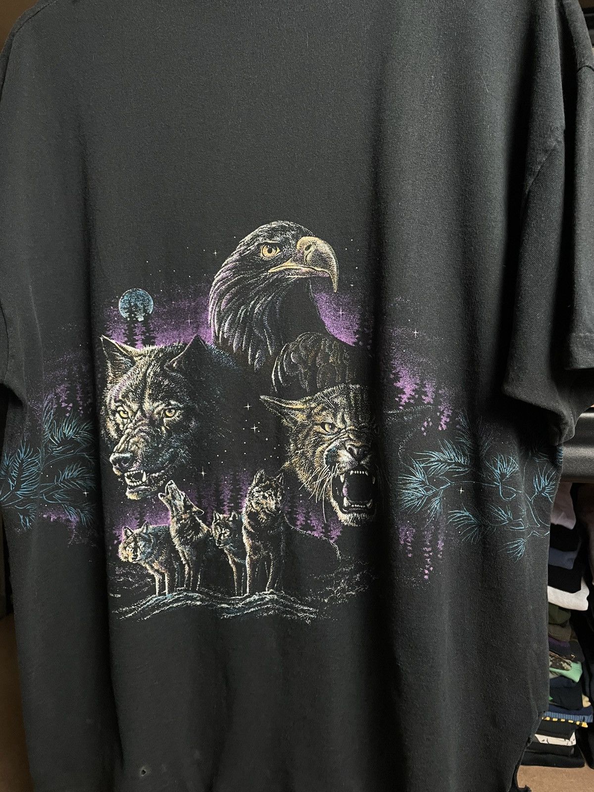 Other Vintage Black Hills Shirt Black Wolf Nature Animal Size US XL / EU 56 / 4 - 8 Thumbnail