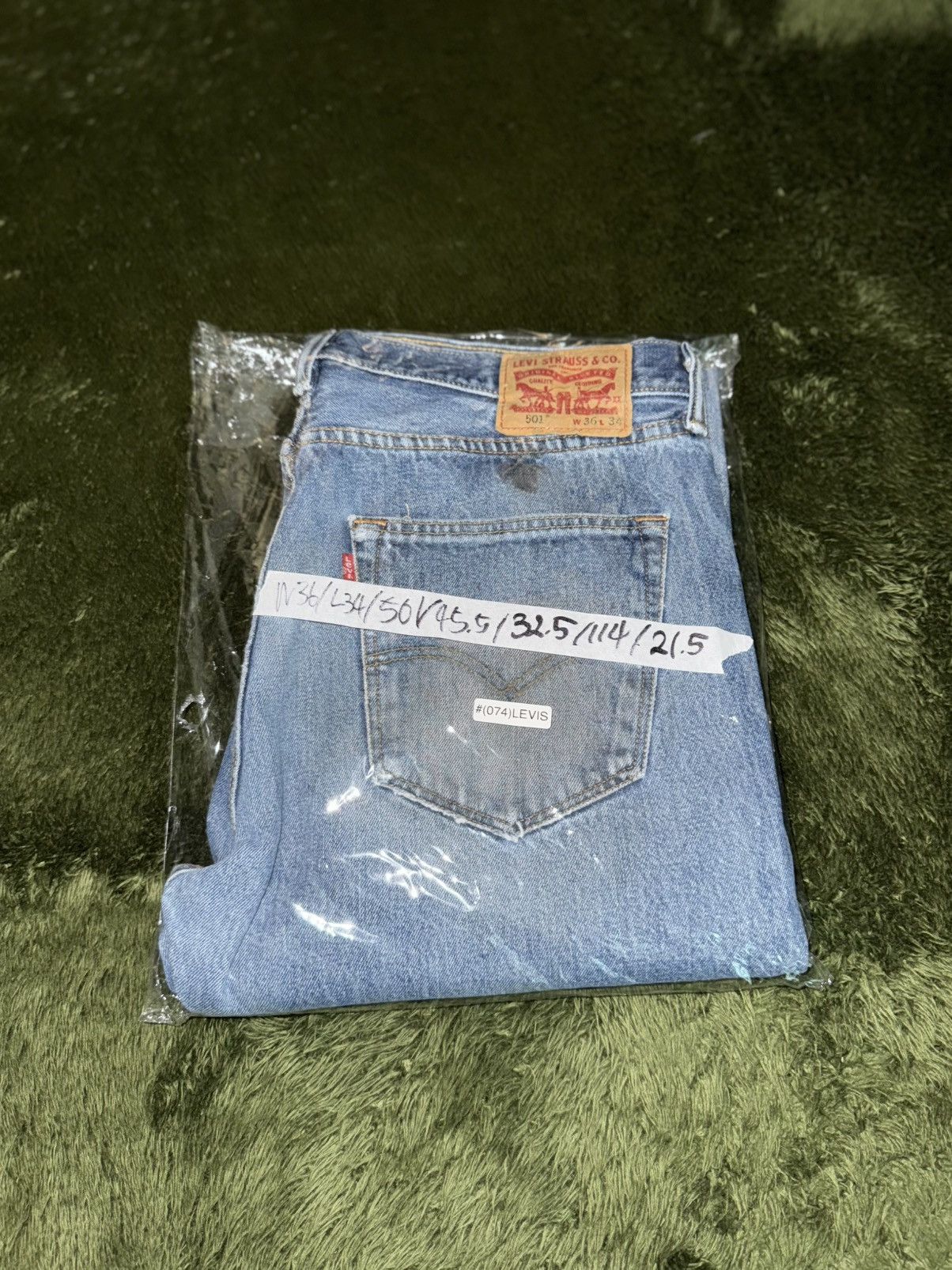 Levi's [W36/L34] Levi’s 501 Button Fly Vintage Wash Denim Pants Size US 36 / EU 52 - 12 Thumbnail