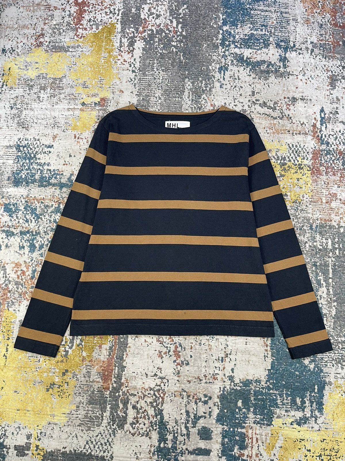 Margaret Howell MHL Margaret Howell Wide Crew Wide Stripe Shirt Size XS / US 0-2 / IT 36-38 - 1 Thumbnail